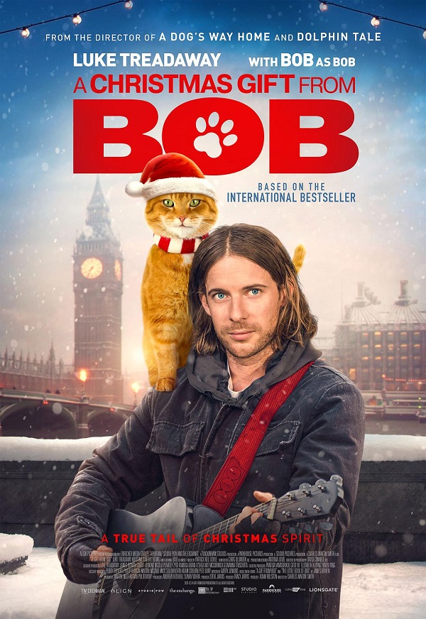 2020年英国6.9分喜剧剧情片《流浪猫鲍勃2：鲍勃的圣诞礼物》1080P英语中字