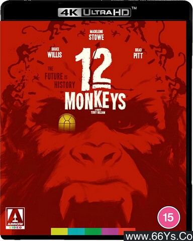 1995年美国8.2分科幻惊悚片《12只猴子》1080P国英双语