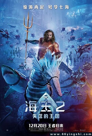 2023年美国6.5分动作科幻片《海王2：失落的王国》4K中英双字